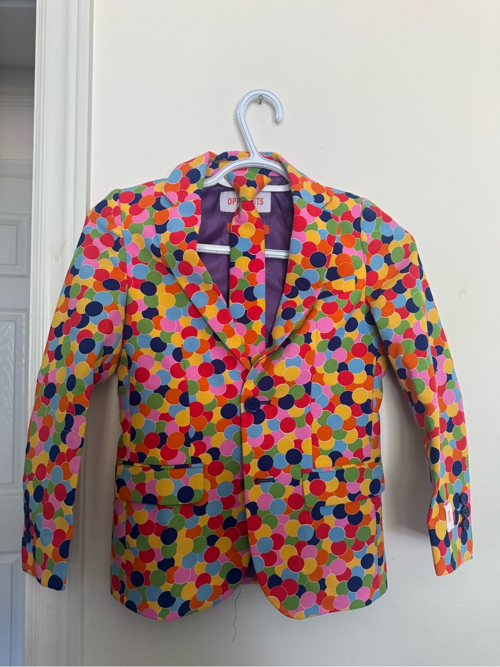 OppoSuits Kids Multicolor Confetti Dot Blazer